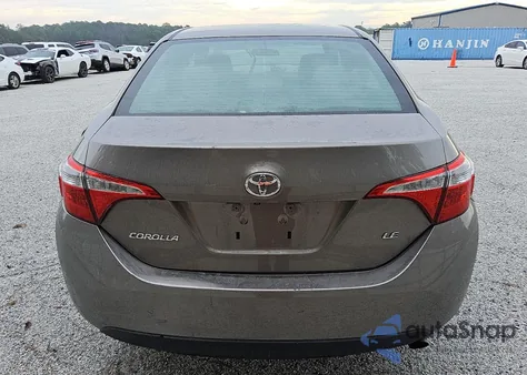 2016 Toyota Corolla L from USA, damaged, VIN 2T1BURHE7GC567369